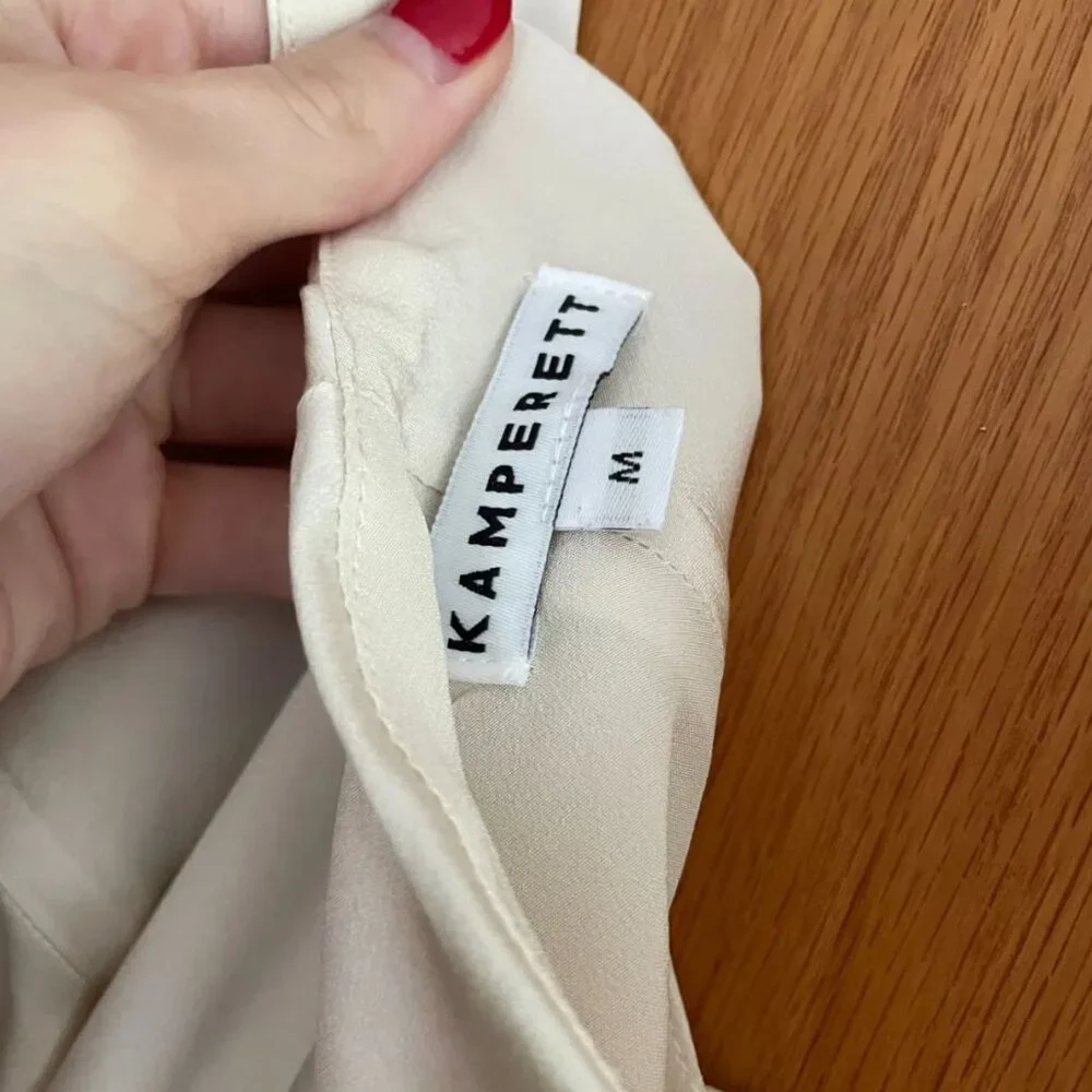 Kamperett SET Ivory Silk Thea Sheath & Lisette Midi Slip - Picture 4 of 10
